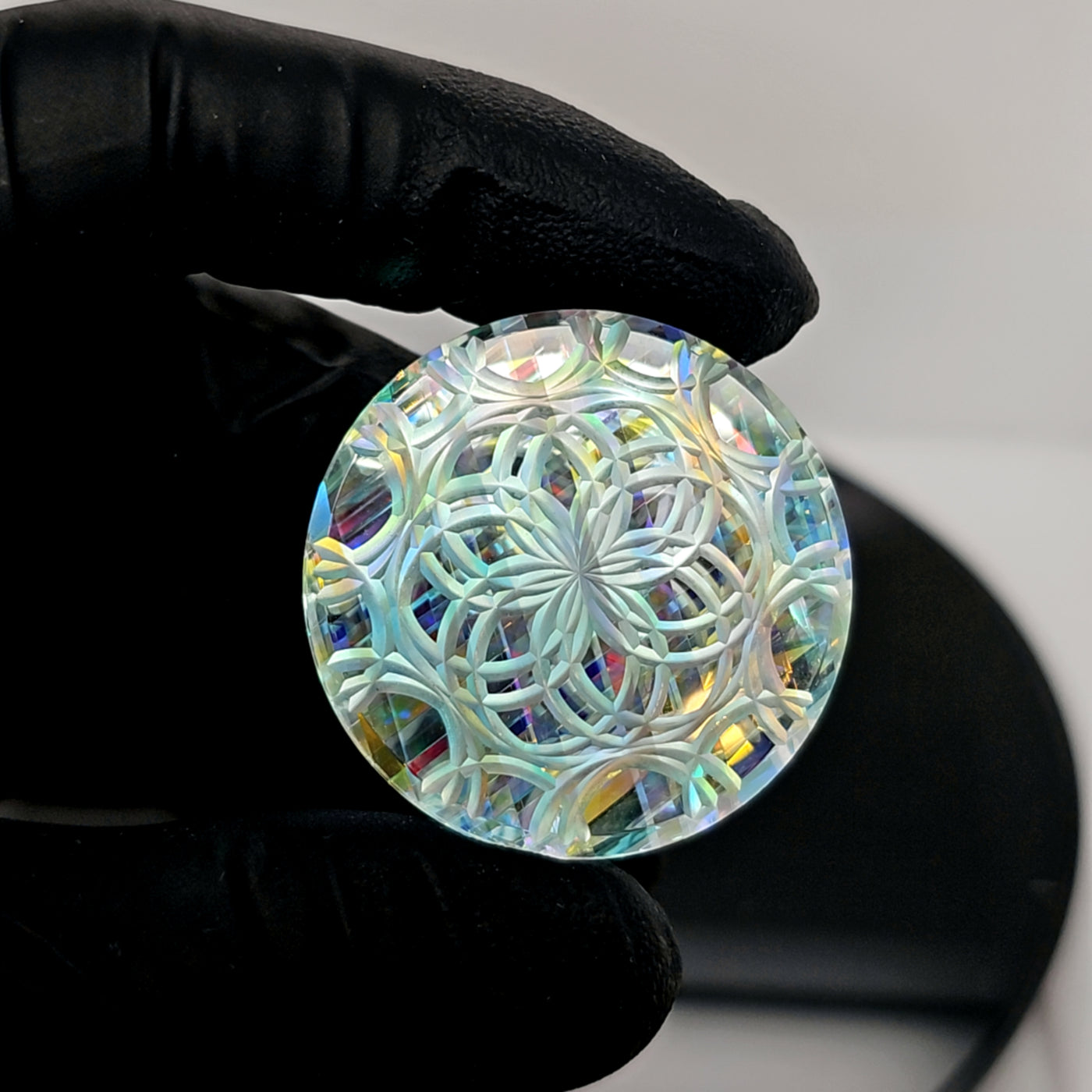 Dichroic Glass Rounds